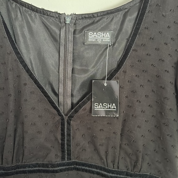 NWT black spot dress in European size 14 which is size 10 in the U.S - Picture 2 of 10